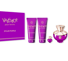 Dylan Purple Femme by Versace for Women 3.0 oz EDP 4pc Gift Set