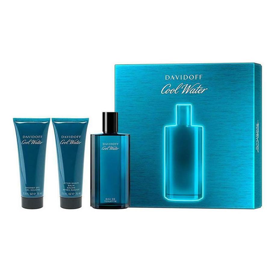 Cool Water by Davidoff men’s 4.2 oz EDT 3-piece gift set