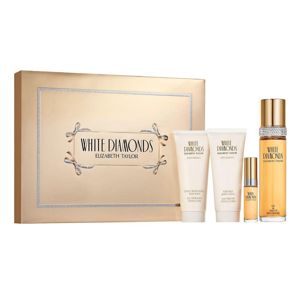 White Diamonds by Elizabeth Taylor women’s EDT 3.4 oz 4pc gift set