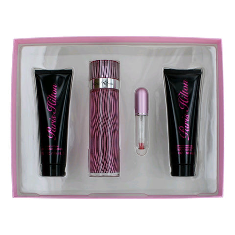 Paris Hilton by Paris Hilton for Women 3.4 oz EDP 4pc Gift Set