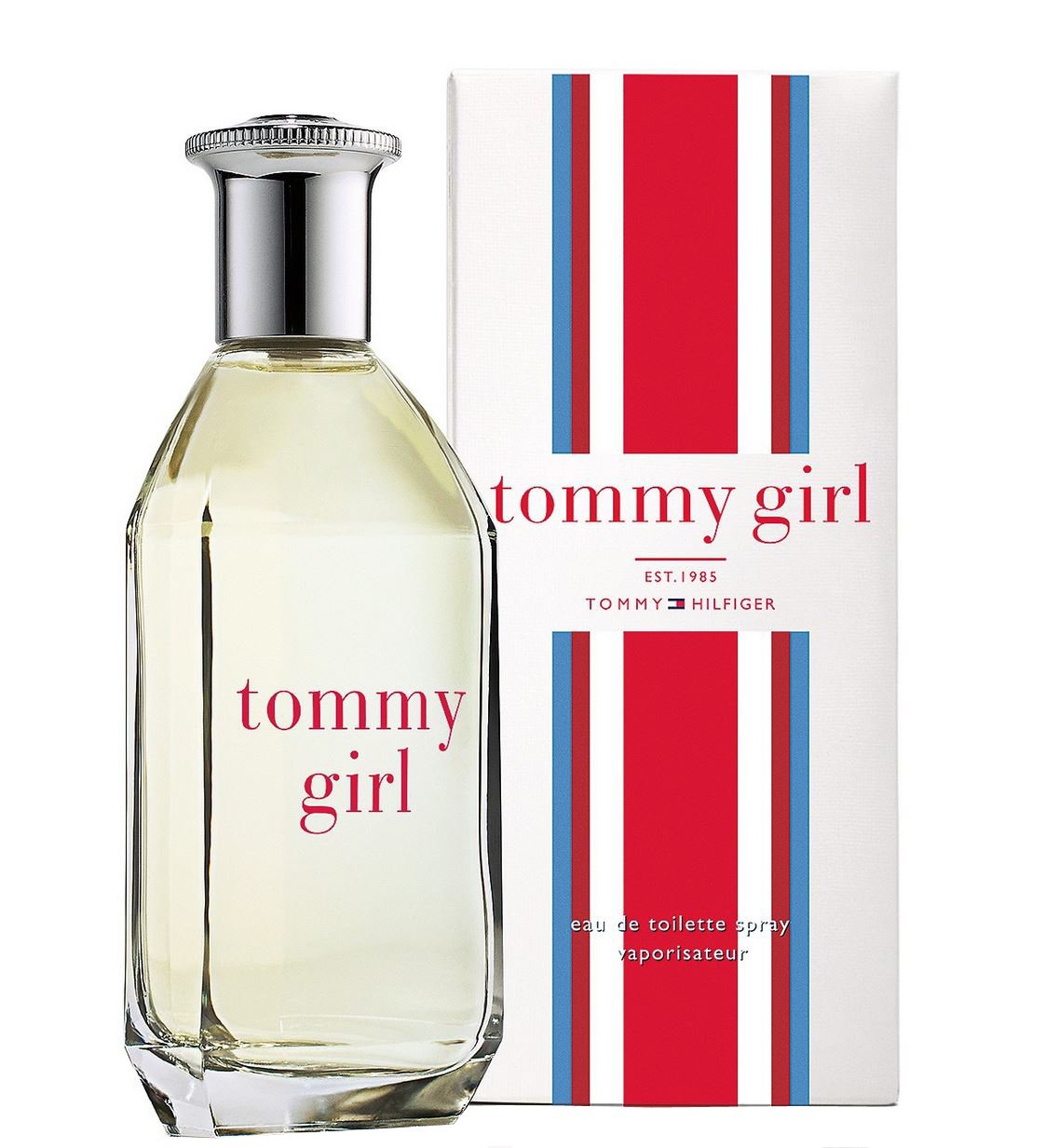 Tommy Girl Tommy Hilfiger perfume 3.4 oz clear bottle