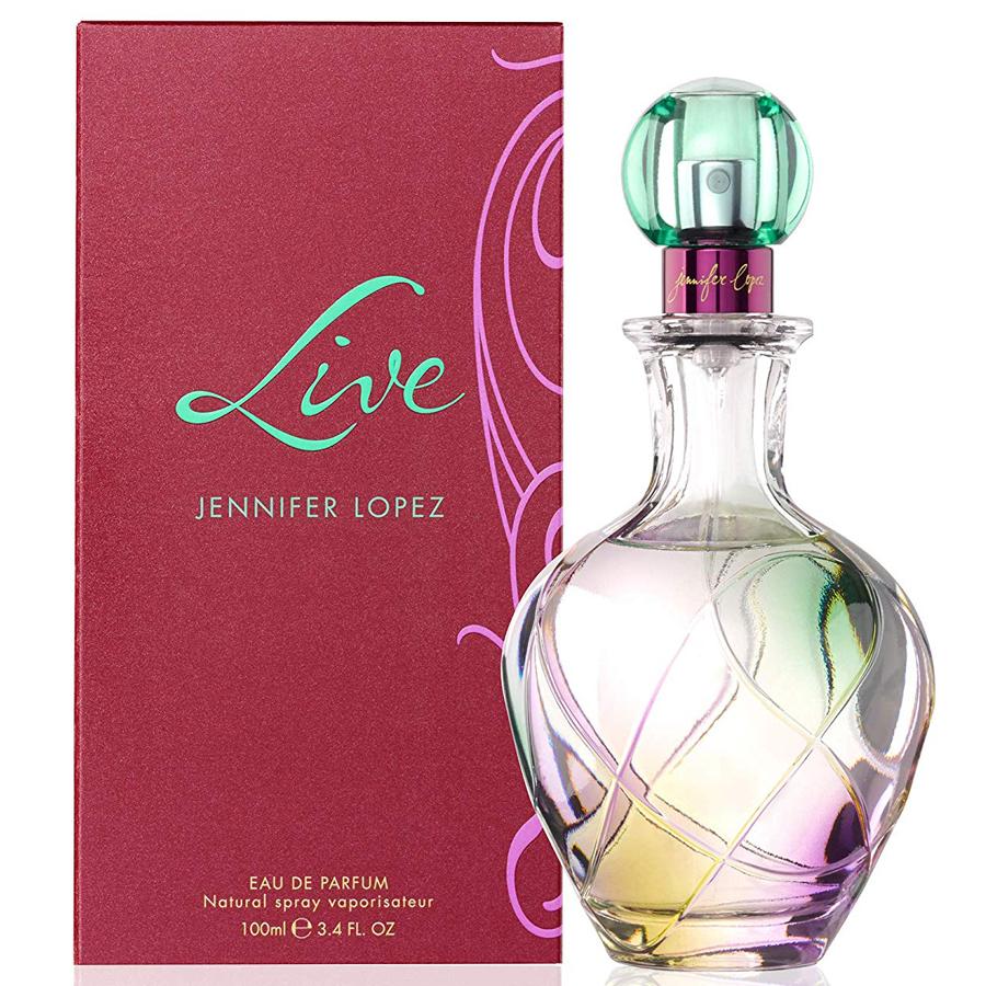 Live by Jennifer Lopez women’s EDP 3.4 oz, ribbon-motif bottle