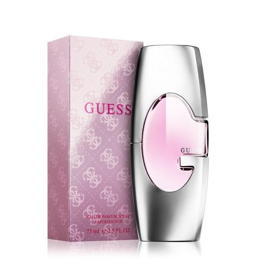 Guess by Guess women’s EDP 2.5 oz, pink silver bottle