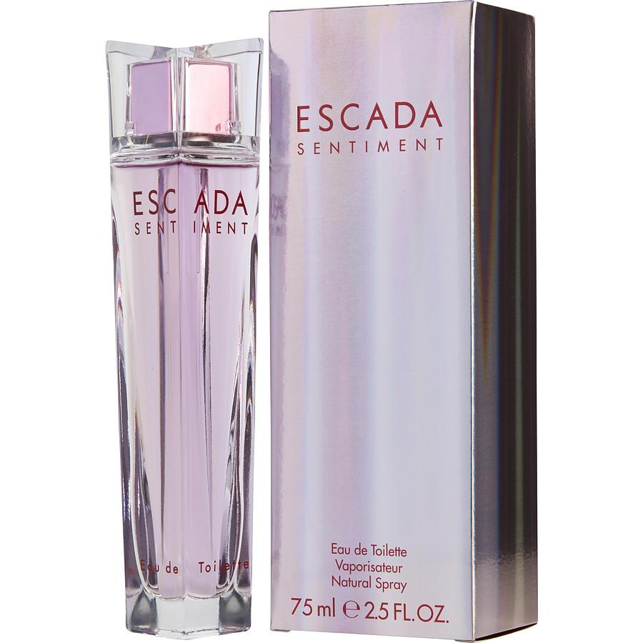 Escada Sentiment women’s EDT spray 2.5 oz pink heart bottle