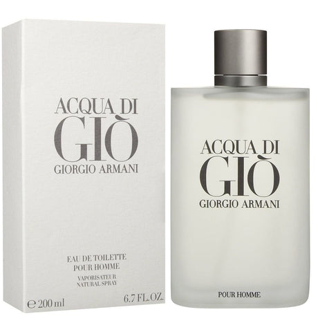 Acqua di Gio by Giorgio Armani for Men 6.7 oz EDT Spray