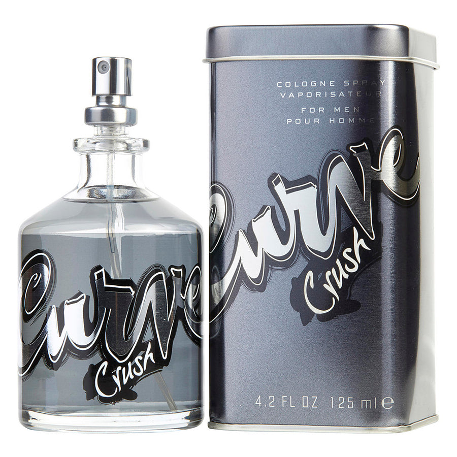 Curve Crush by Liz Claiborne men’s EDT, 4.2 oz, grey bottle sprayer