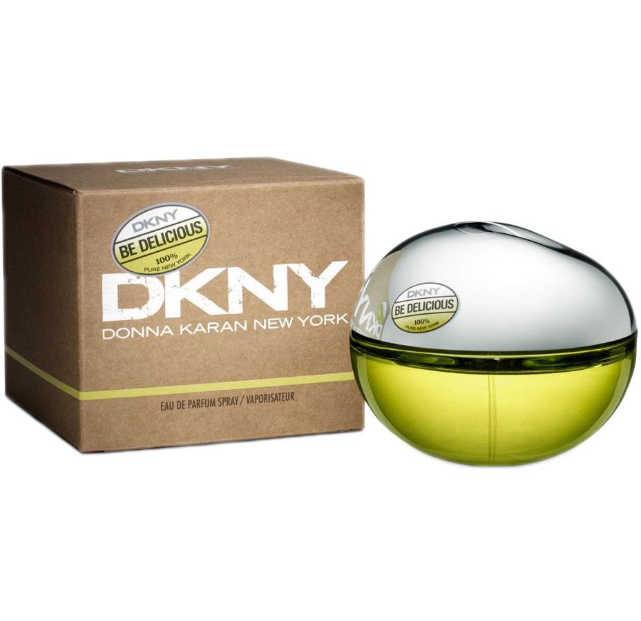 DKNY Be Delicious by Donna Karan women’s EDP spray 3.4 oz apple bottle