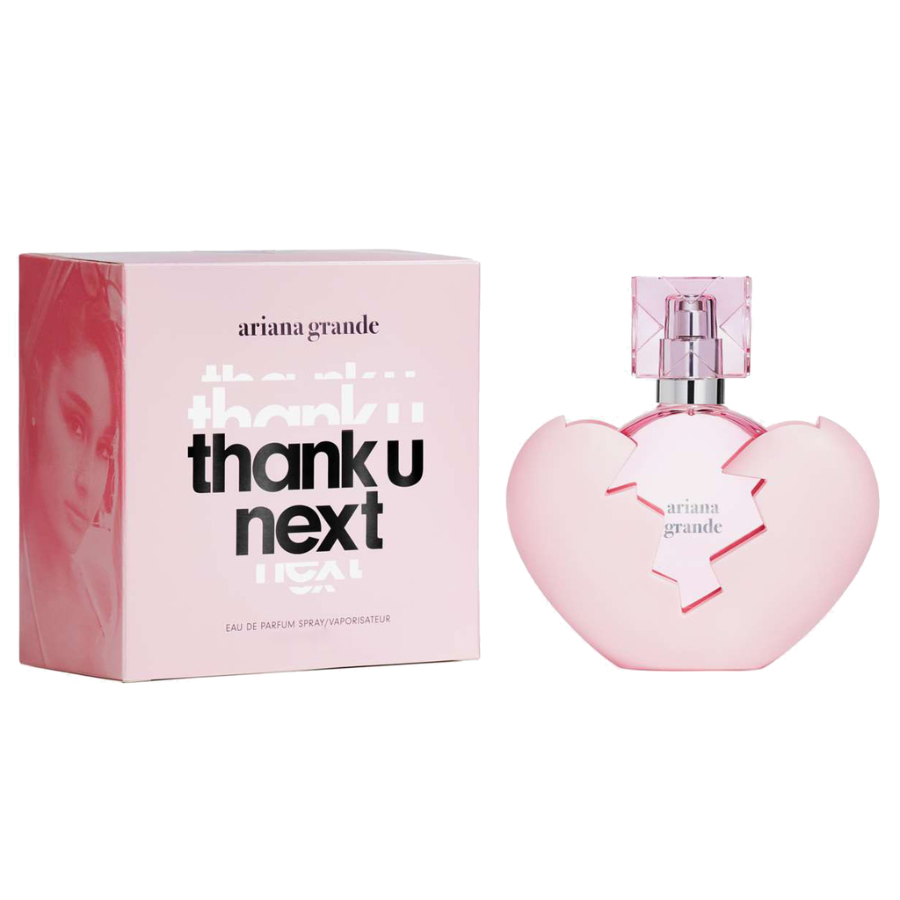Thank U, Next de Ariana Grande EDP para mujer, botella rosa de 3,4 oz
